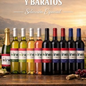 12 botellas de vino bueno